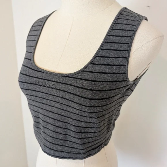 Free With Purchase Vintage Max & Co. Cropped Tank Top Striped - Picture 9 of 10